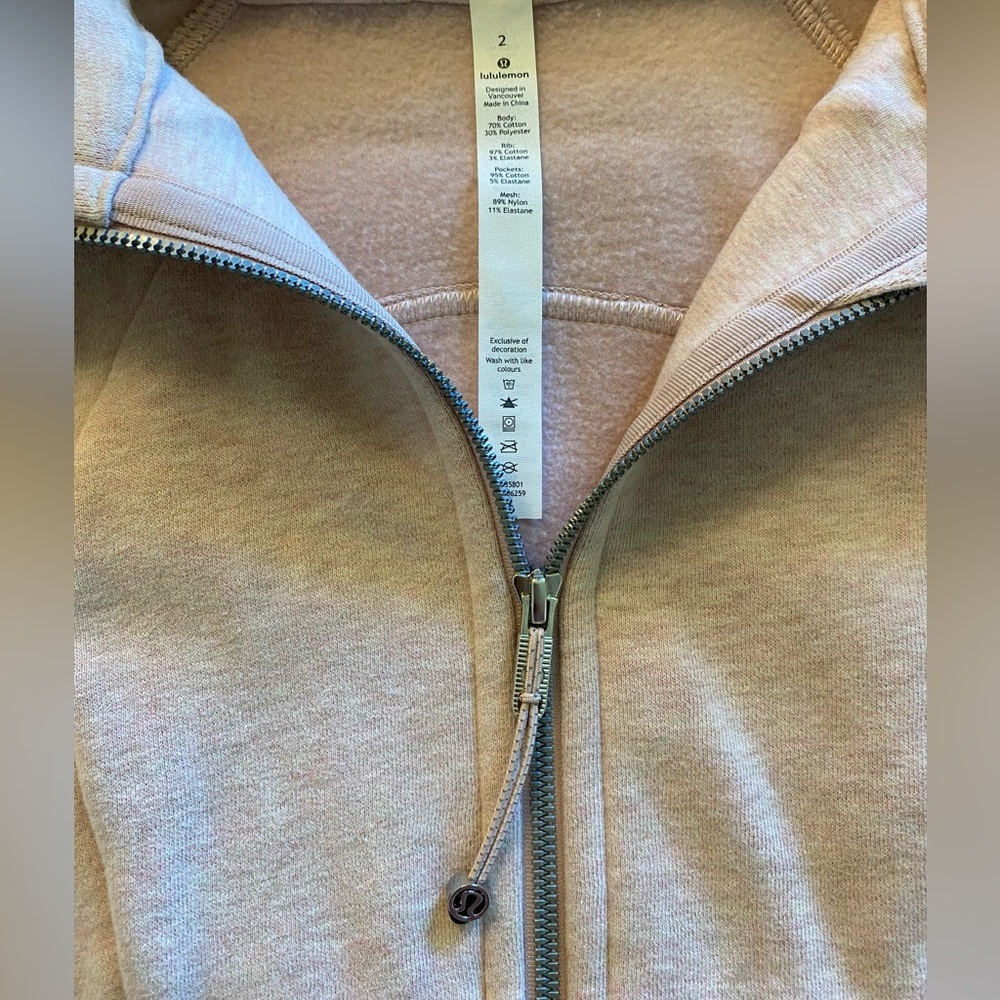 Lululemon Scuba Full-zip hoodie in light Pink - Picture 6 of 8